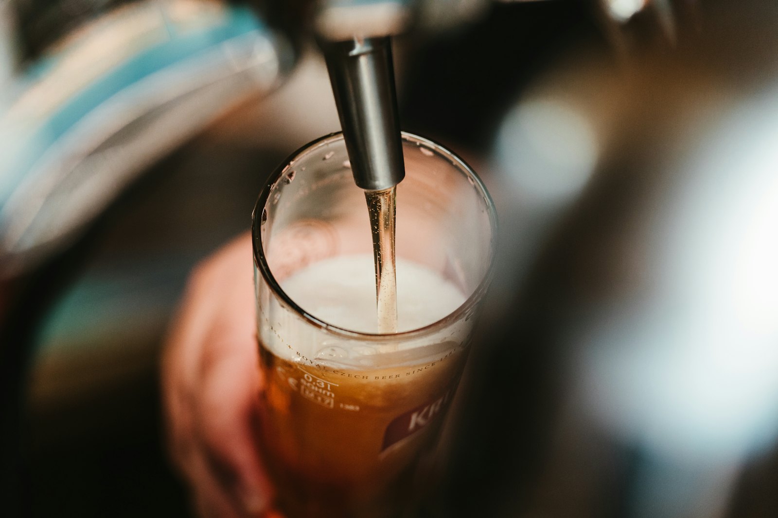 Exemple : bière pression servie au bar